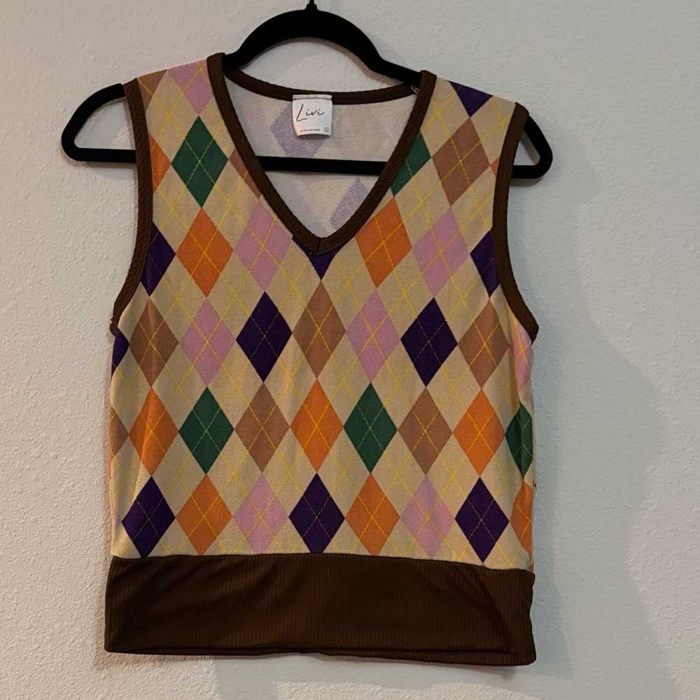 Olivia Rae Sweater Vest Size Large